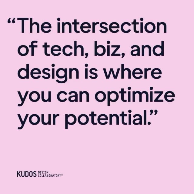 Design to stimulate transformation.

#kudospartner #kudosnyc #tech #limitlesspotential #businessstrategy #newyorkdesignagency