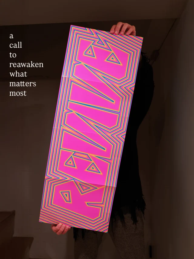 ✨2026 REVIVE Calendar

After a year defined by fatigue, adaptation, and survival, ‘REVIVE’ is a call to reawaken what matters most. It’s not about starting over—it’s about rebuilding with clarity, intention, and renewed energy. Set in bold, angular forms with no curves, the calendar is printed in four vibrating fluorescent inks—graphic gestures that pulse with life and carry momentum through every month.

2026 is the year to rekindle purpose. Stronger. Louder. More alive.

#2026calendar #revive #typedesign 

Typeface: SuperGolf by @wetype.co 

@jkudos @davidjonwalker @andy_kudos @calvin.kudos @andinikudos @monkiidansu @owenfebiandi